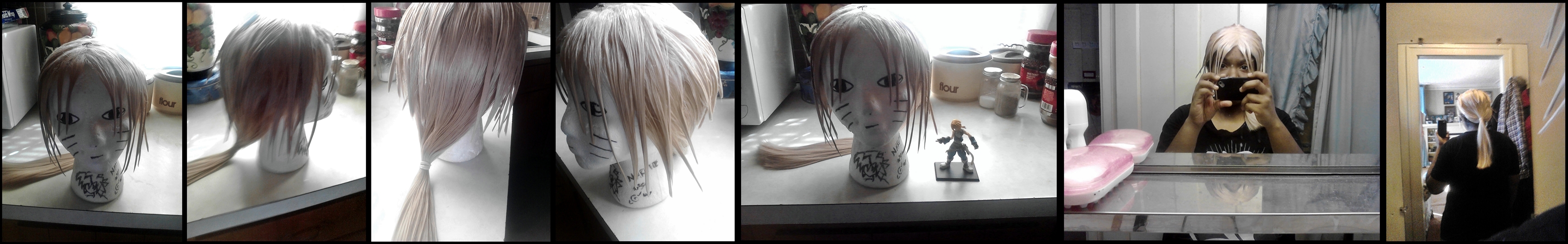 Dissidia Zidane Tribal Wig WIP