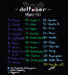 My own list : Deltober