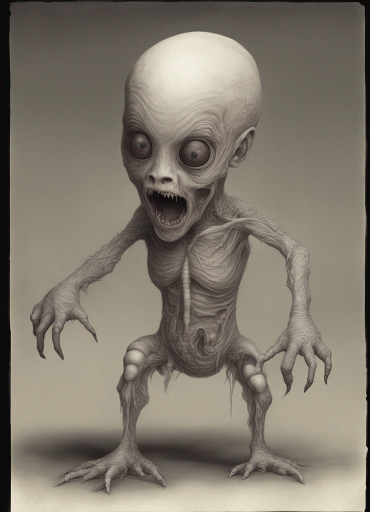 Monster With The Appearance Of A 20-day-old Human