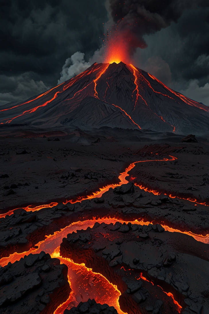 Volcano Deviantart Volcano by Darkmonster1238 on DeviantArt