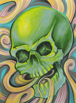 green skull