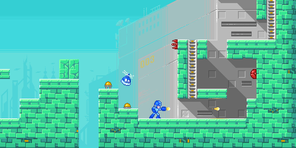 Megaman 1 - Cutman Stage by Hyrule452 on DeviantArt