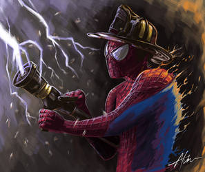 The Amazing Fire-Spidey ~