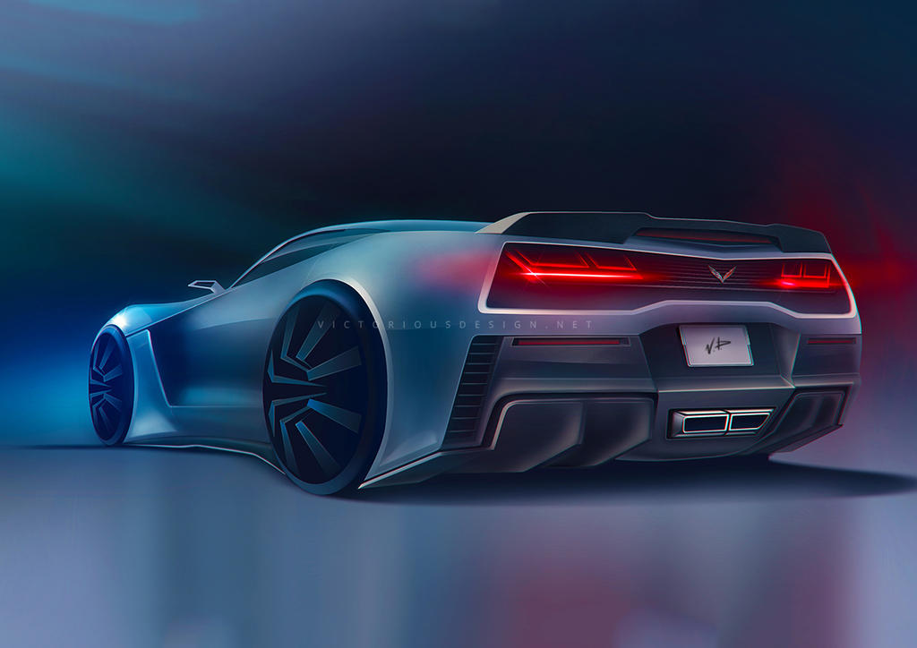 Corvette Concept Rear Chevrolet Corvette C7 Rear Concept Rendering by Victorious-Design on ...