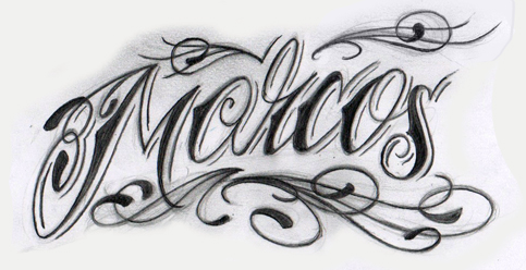 Lettering sketch