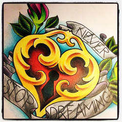 Heart tattoo design by jerrrroen