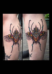 Scarab tattoo