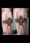 Scarab tattoo by jerrrroen