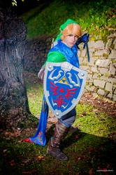 The blue scarf of Hyrule, Link!