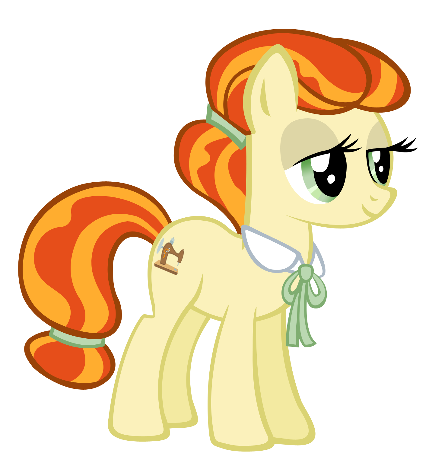 Sew Deviantart Sew 'n Sow vector early color concept by Durpy on DeviantArt