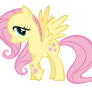 Easter Fluttershy concept vector