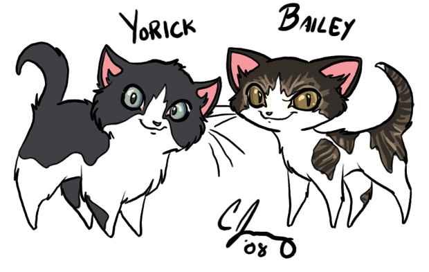 Yorick and Bailey