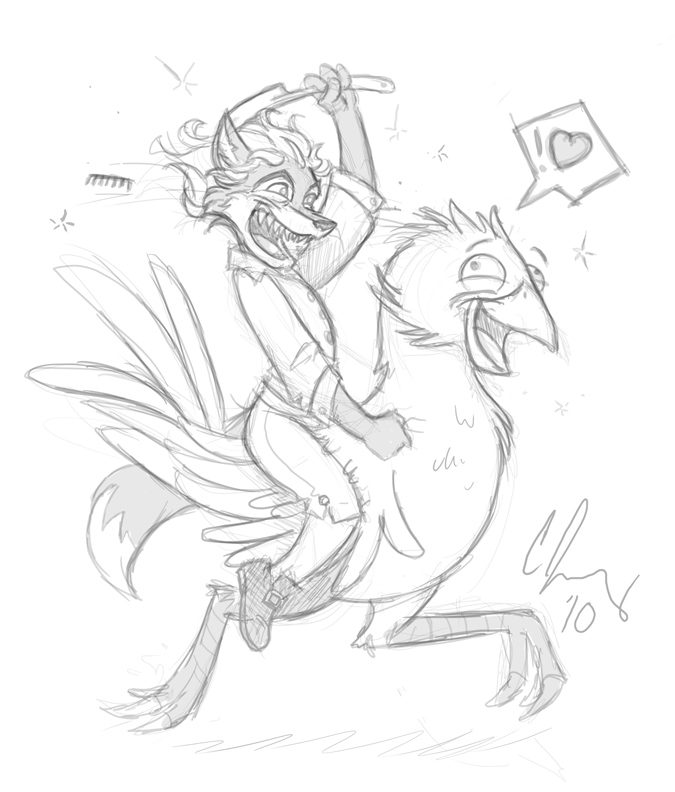 Sweeney and Chocobo uhhhhh