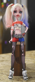 Harley Quinn Monster High Faceup