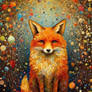 michealmyers  Stunning fox Neo-impressionist paint