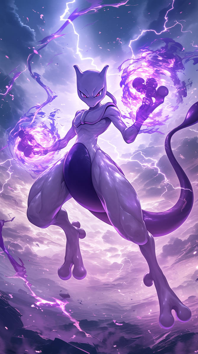 Mewtwo's Vengeful Strength by Verdetto on DeviantArt
