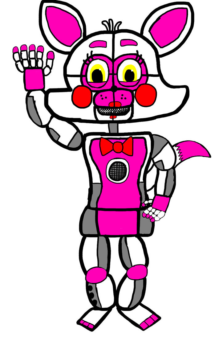 Funtime Foxy drawing by ChrisG09 on DeviantArt