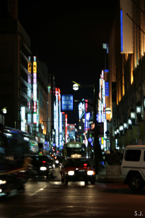 :: tokyo by night :: by MrArtiste on DeviantArt