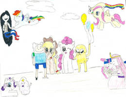 Adventure Time and My Little Pony Crossover