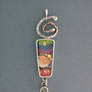 Spiral Cloisonne Pendant