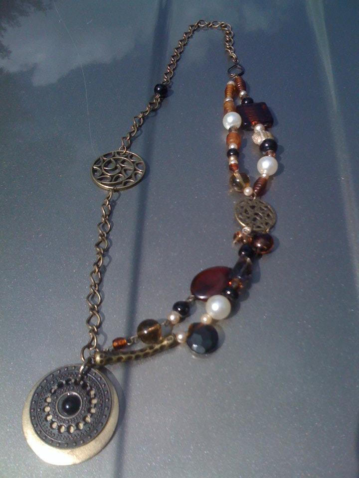 Coins and Swirls Necklace by ManiacallyInclined on DeviantArt