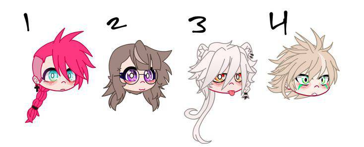 More gacha head oc ideas (tips) by InotYuki on DeviantArt