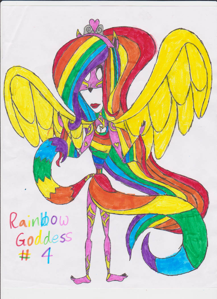 Rainbow Goddess 4 by HadleyFox on DeviantArt