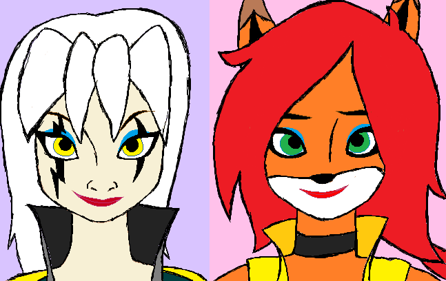 Two Girls Who like Cute Things by HadleyFox on DeviantArt