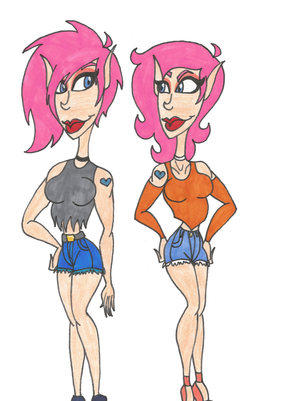 Ella and Elliot Redesign by HadleyFox on DeviantArt