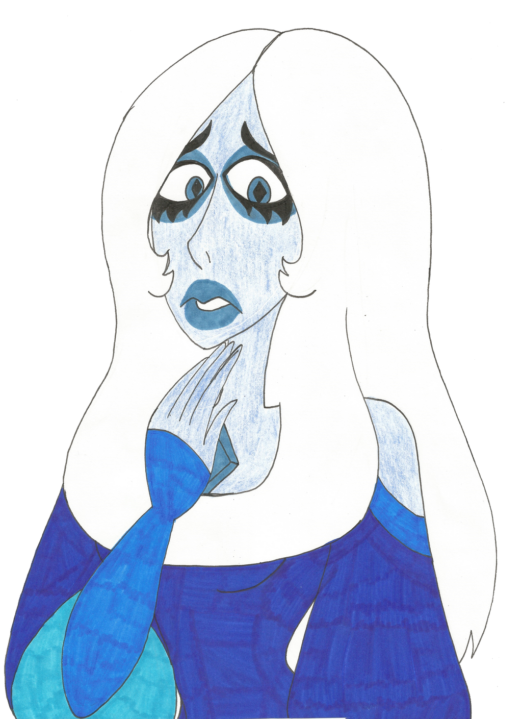 Blue Diamond Redraw by HadleyFox on DeviantArt
