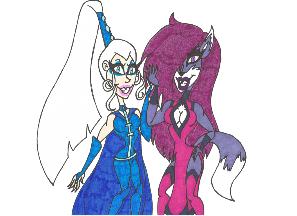 Hisstera and Icy by HadleyFox on DeviantArt