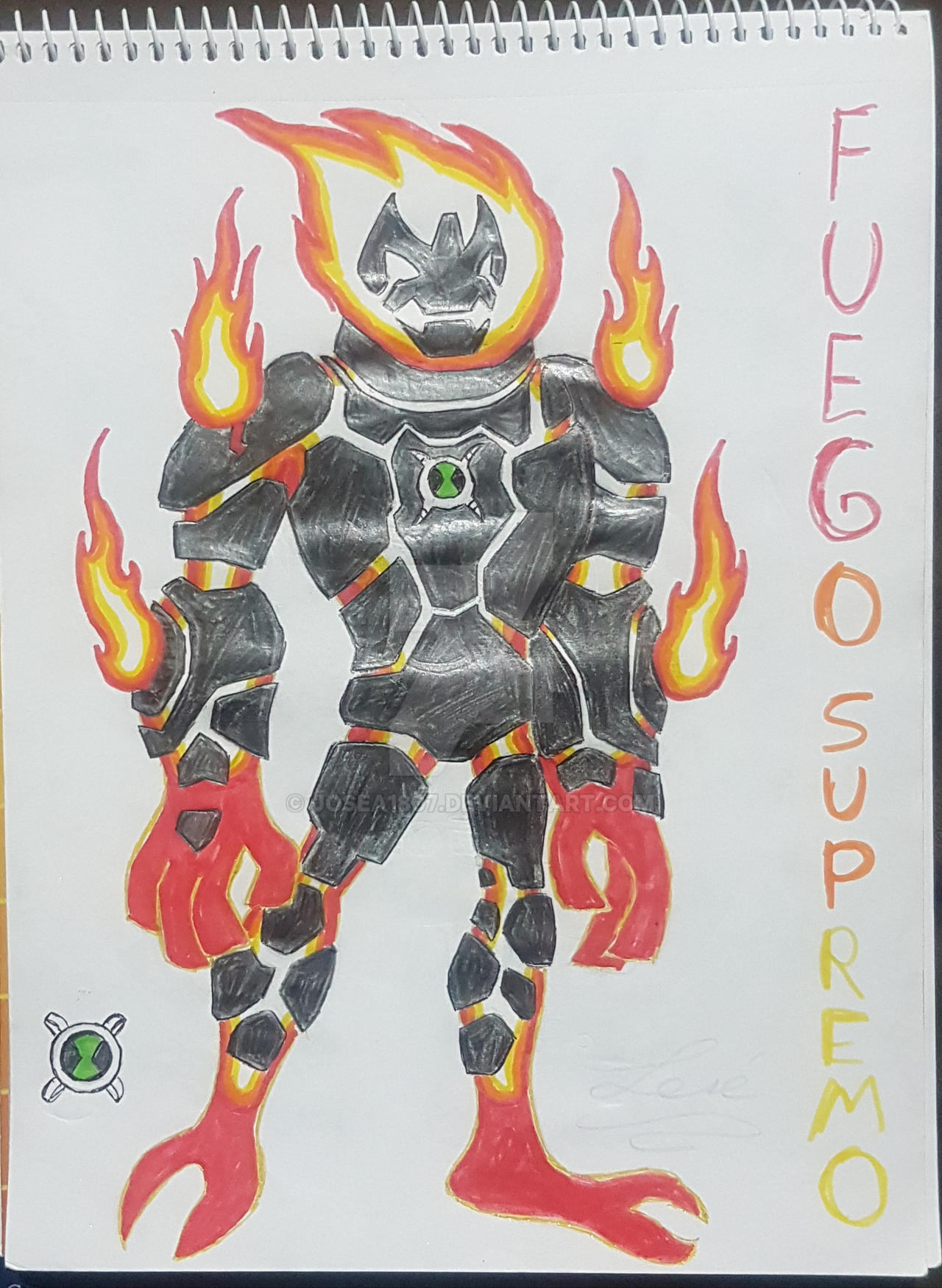 Ben 10 Alien - Fuego Supremo by Crisaurus006 on DeviantArt