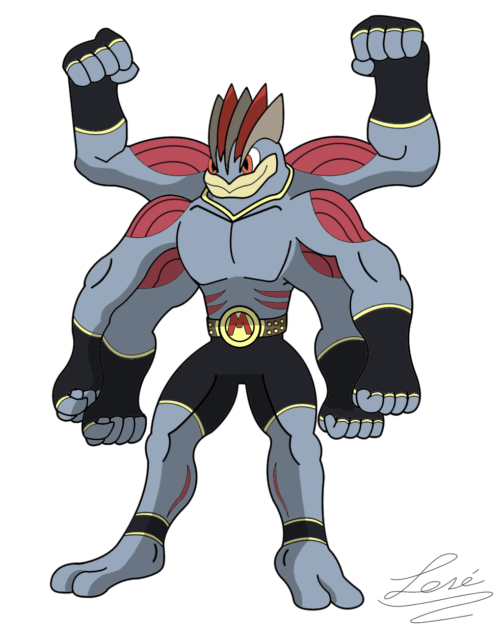 MEGA Machamp by JOSEA1807 on DeviantArt