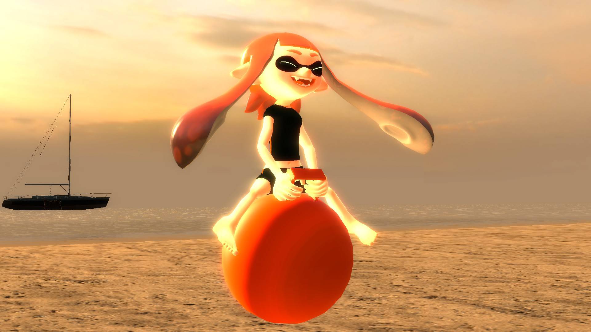 Inkling Girl Hopping by CompacTheNeko on DeviantArt