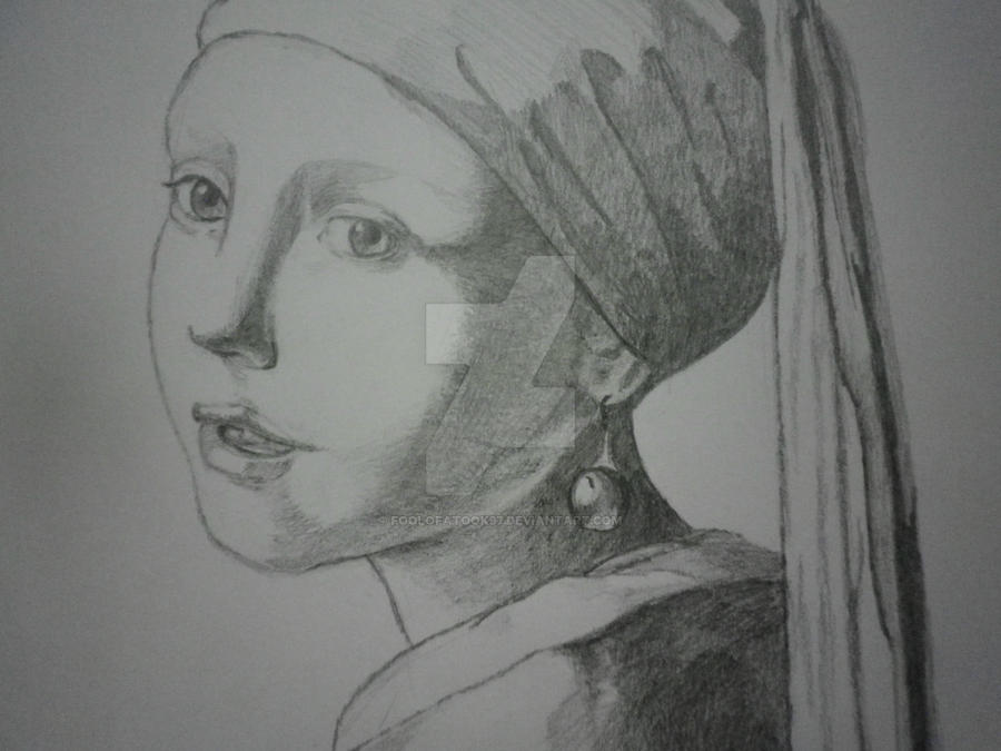 The Girl with the Pearl Earring (close up)