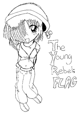 The young rebel flag