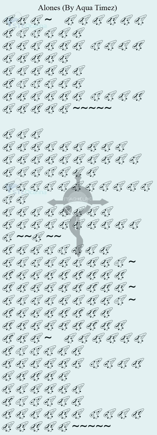 Alones Ocarina Tablature By Itachielric On Deviantart