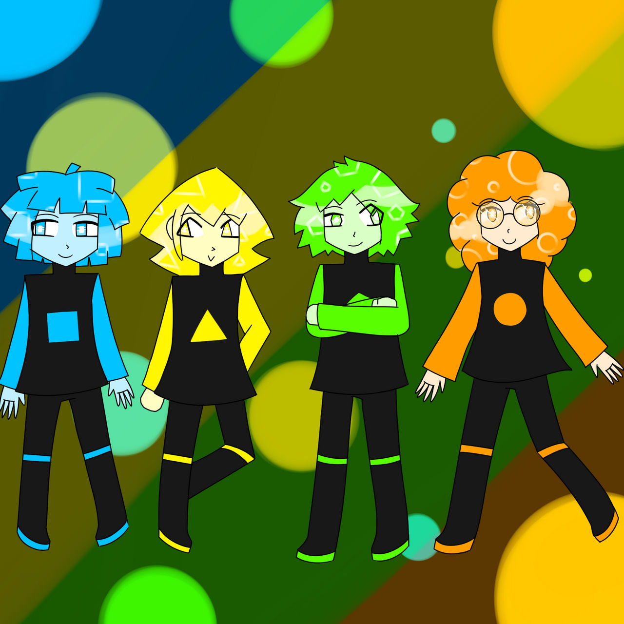(Jsab) the 4 humanized shapes by Mimigaming200 on DeviantArt