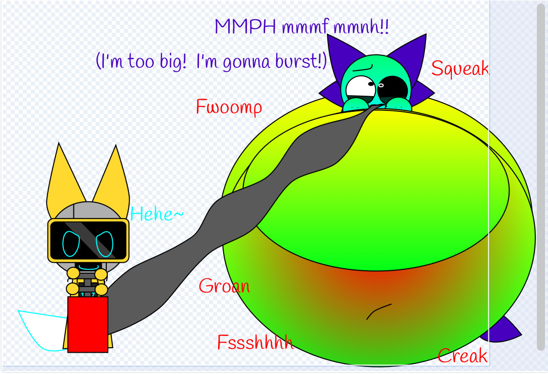 Big fella (sulfur inflation) 2/2 by INFLATION-TOONS on DeviantArt