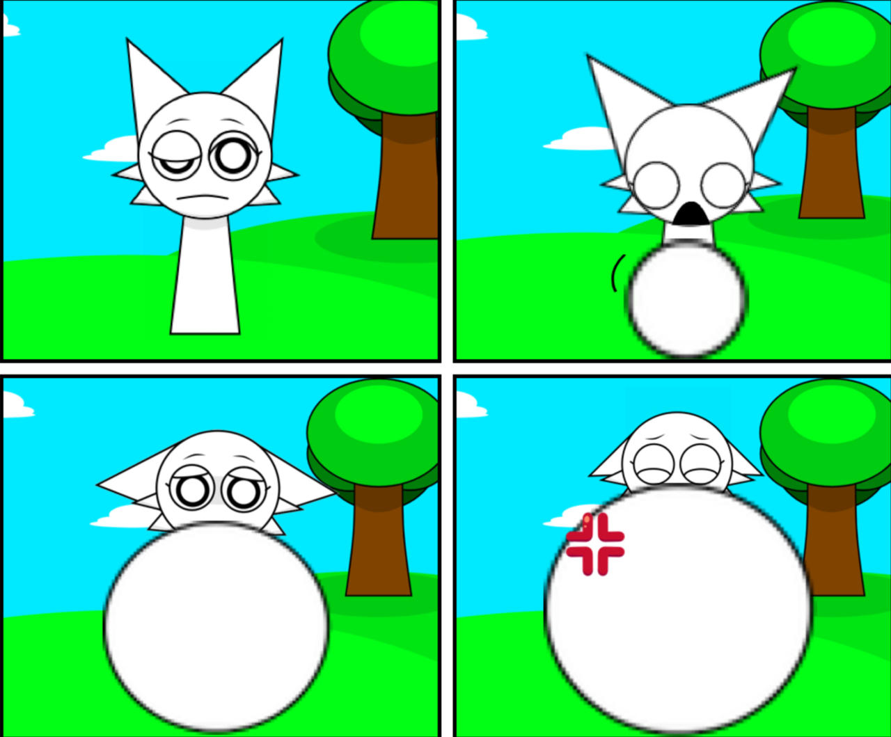 Red Panda Inflation Wenda inflation comic by INFLATION-TOONS on DeviantArt