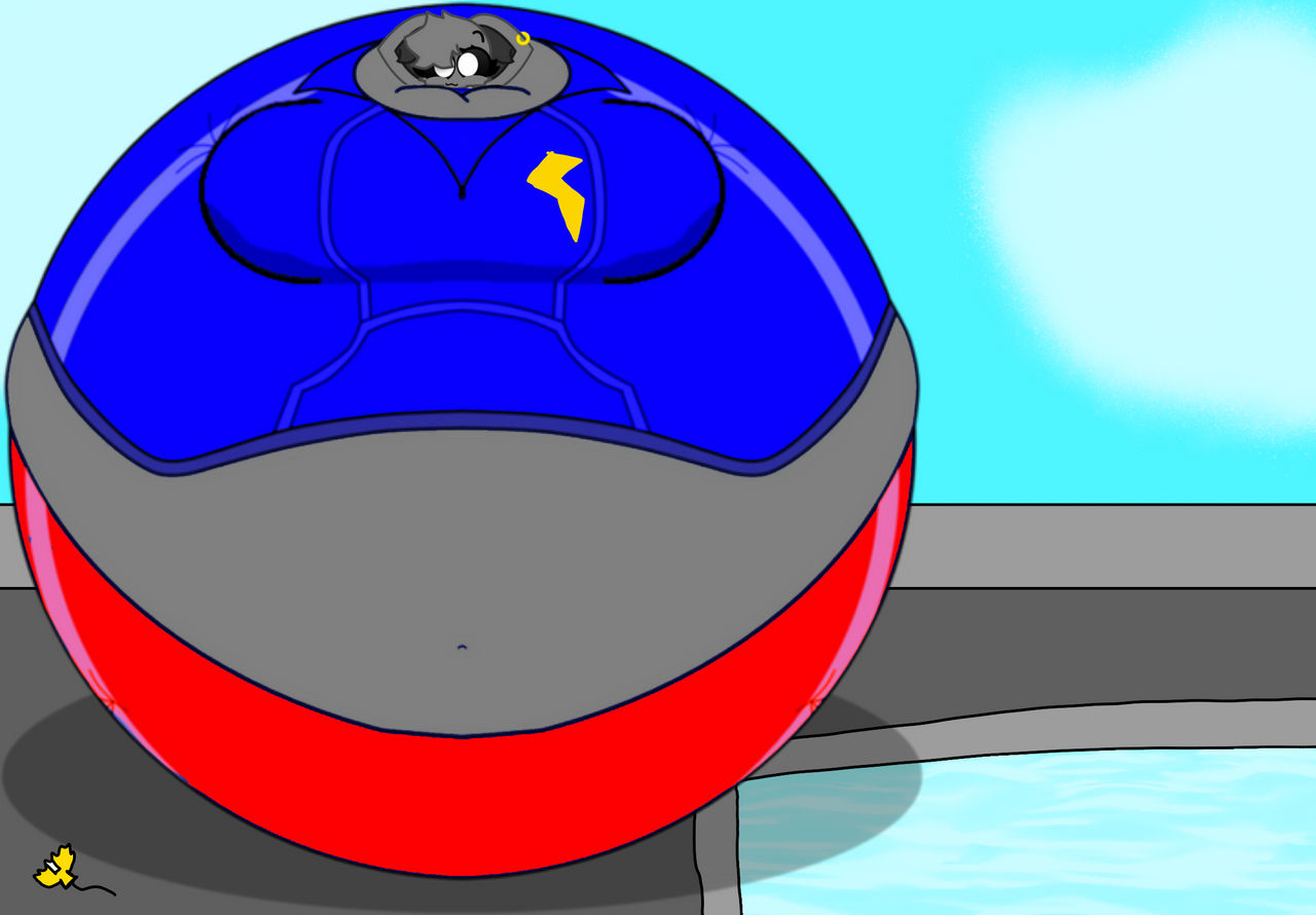 Pool Inflation Animation Poolside blimp :) by INFLATION-TOONS on DeviantArt