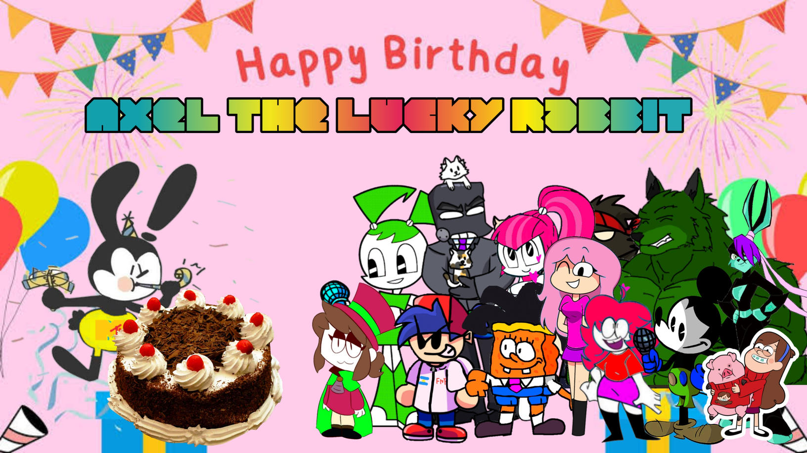 Ax Rabbit Deviantart Happy Birthday Axel The Lucky Rabbit by rfmdf2429 on DeviantArt