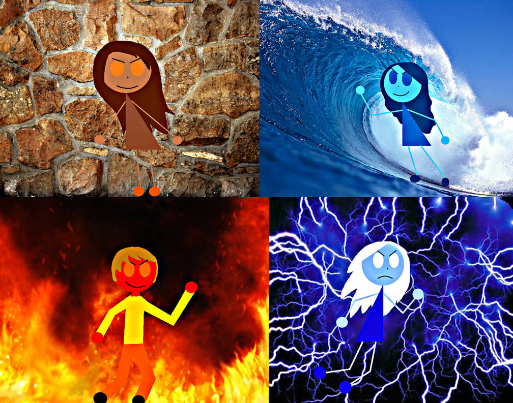 If Humans Obtained Elemental Powers by MsDaBoss7 on DeviantArt