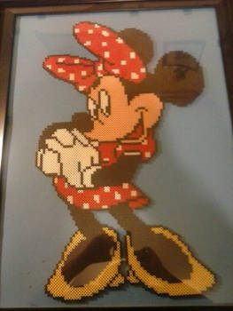 Cursed Minnie Mouse Perler