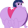 Chubby EQG Twilight Sparkle Rear view