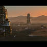 Mars Base Sunset