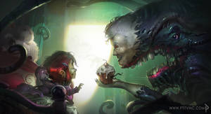 the monster as a gift by ptitvinc the monster as a gift by ptitvinc