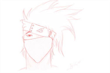 Kakashi rough sketch