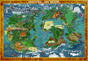 Map of Equestria... And Beyond!