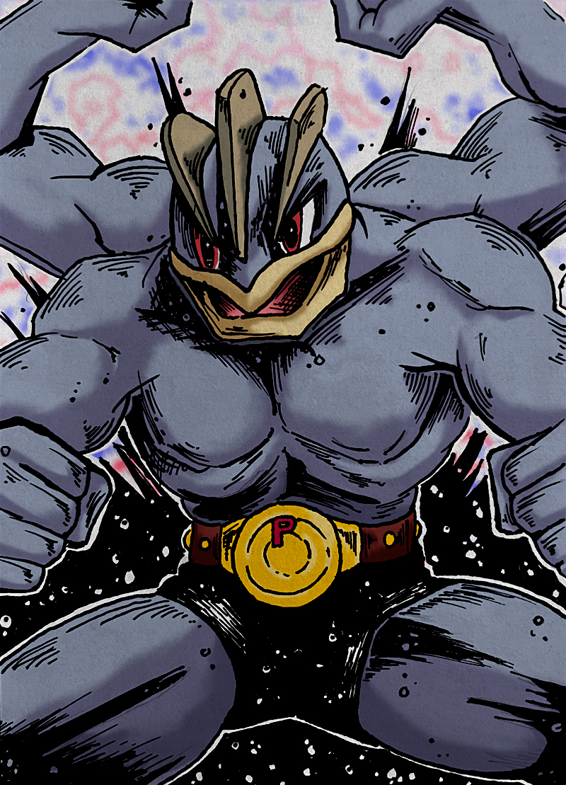 #068: Machamp by KeenKris on DeviantArt